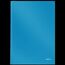 Leitz A4 Notizbuch, 80 Blatt, Hardcover, Karierte Seiten, Solid, Blau, 46640030 (Packung mit 5)