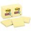 Post-it Super Sticky Notes Kanariengelb, Packung mit 12 Blöcken, 90 Blatt pro Block, 76 mm x 76 mm, Farbe: Gelb - Extra-stark klebende Notizzettel für Notizen, To-Do-Listen und Erinnerungen