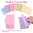 Haftnotizen, 480 Stück Sticky Notes, Groß Haftnotizen Pastell, Klebezettel Groß, Bunt Selbstklebende Klebezettel, Large Notizzettel Zum Beschriften für Schule, Zuhause, Büro - 76 x 127mm