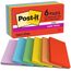 Post-it Super Sticky Notes Playful Collection, Packung mit 6 Blöcken, 90 Blatt pro Block, 76 mm x 127 mm - Extra-stark klebende Notizzettel für To-Do-Listen und Erinnerungen