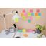 Post-it Super Sticky Notes Cosmic Collection, Packung mit 12 Blöcken, 90 Blatt pro Block, 47,6 mm x 47,6 mm, Türkis, Grün, Pink - Extra-stark klebende Notizzettel für Notizen und To-Do-Listen
