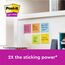 Post-it Super Sticky Notes Soulful Collection, Packung mit 12 Blöcken, 90 Blatt pro Block, 47, 6 mm x 47, 6 mm, Pink, Lila, Grün, Grau, Blau - Extra-stark klebende Notizzettel für To-Do-Listen