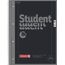 Brunnen 1067928190 Notizblock/Collegeblock Student Colour Code (A4 kariert, Lineatur 28, 90 g/m², 80 Blatt) schwarz (Packung mit 3)