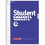Brunnen 5 Collegeblöcke Student A4 Lineatur 27, liniert 80 Blatt + 5 Collegeblöcke Student A4 Lineatur 28 kariert, 80 Blatt weiß (10 Blöcke + 13 Schnellhefter)