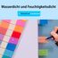 Okydoky 1080 Stück Haftstreifen(9 Farben,44 x 11 mm) 6er Pack Eschreibbare Klebezettel Haftmarker, Textstreifen Page Marker, Haftnotizen Index Tabs für Seitenmarkierungm, Sticky Notes(6p.DE)