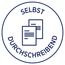 AVERY Zweckform 1756 Kassenbuch (A4, 2x40 Blatt, selbstdurchschreibend, nach Steuerschiene 300, EDV-gerechte Datenerfassung, von Rechtsexperten geprüft, für DE, ordnungsgemäße Buchführung) weiß/gelb