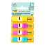 Post-it Index Flags Schmal, Packung mit 4 Spendern, 35 Blatt pro Spender, 11, 9 mm x 43, 2 mm, Gelb, Lila, Pink, Blau - Zum Markieren, Hervorheben oder Farbcodieren wichtiger Informationen