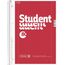 Brunnen 5 Collegeblöcke Student A4 Lineatur 27, liniert 80 Blatt + 5 Collegeblöcke Student A4 Lineatur 28 kariert, 80 Blatt weiß (10 Blöcke + 13 Schnellhefter)