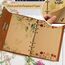 Joy & Inspiration PU Leder Notizbuch Vintage Nachfüllbar Gebunden Schönes Reisetagebuch Tagebuch Ringbuch Skizzenbuch Vintage Notizbuch (A5 Dunkelbraun)