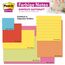Post-it Super Sticky Notes, Packung mit 24 Blöcken, 90 Blatt pro Block, 76 mm x 76 mm, Farben: Grün, Pink, Blau, Orange - Extra-stark klebende Notizzettel für Notizen, To-Do-Listen und Erinnerungen