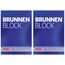 Brunnen Baier & Schneider 1052757 Briefblock/Schreibblock Block (A4, liniert, 50 Blatt, 70 g/m², 2-fach gelocht) (Packung mit 2)