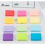 12 Stück Farbige Haftnotizen - 50 x 38mm Sticky Notes, Selbstklebende Haftnotizzettel Klebezettel bunt zettel farbig Notizblöcke für Büro Haus, 1200 Blatt insgesamt, 12 Farben