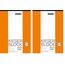 Brunnen KIESER-Block A4, 50 Blatt, 80 g/m², Klasse 2, Lineatur 2, 4-fach gelocht, weiß, Packung mit 2