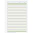Brunnen 1042942 KIESER-Block Lineatur 2 (A4, 50 Blatt, gelocht, 80 g/m², Klasse 2)