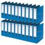 VON Leitz Ordner A4, 20er Pack, Karton mit Kunststoffeinband, 80 mm Rückenbreite, Für 600 Blatt, Blauer Engel & FSC-zertifiziert, Für Schule, Studium & Zuhause, Blau, 10550035