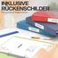 ACROPAQ - 6 x Ringbuch A4 - Mit 2 Ringen, Mit Rückenetiketten, Rückenbreite 3,5 cm, Sommer, Natur Farbkollektion - Ringhefter, Ringordner, Ordner A4 Schmal, Ringmappe A4, Schulordner