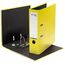VON Leitz 5er Pack Ordner A4, Karton mit Kunststoffeinband, 80 mm Rückenbreite, Für 600 Blatt, FSC-zertifizierter Karton, Für Schule, Studium & Haushalt, Gelb, 10551015