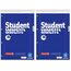 BRUNNEN Collegeblock Student Recycling Spirale oben | A4, Lineatur 27, 80 Blatt, blau (Packung mit 2)