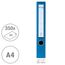 VON Leitz Ordner A4, 10er Pack, Karton mit Kunststoffeinband, 50 mm Rückenbreite, Für 350 Blatt, Blauer Engel & FSC-zertifiziert, Für Schule, Studium & Zuhause, Blau, 10560035