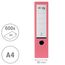 VON Leitz 5er Pack Ordner A4, Karton mit Kunststoffeinband, 80 mm Rückenbreite, Für 600 Blatt, FSC-zertifizierter Karton, Aktenordner, Für Schule, Studium & Zuhause, Pink, 10551021