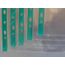 PUTOAHAO 100 Stück Klarsichthüllen A4 Glasklar aus PP (0.06 mm,60 My,60µ,60 micron),mit 11 Lochungen für 2/3/4-Ring-Ordner, Prospekthüllen DIN A4 für Dokumente (Grün Seite, 6C-100)