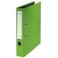 VON Leitz Ordner A4, Karton mit Kunststoffeinband, 50 mm Rückenbreite, Für 350 Blatt, Blauer Engel & FSC-zertifiziert, Für Schule, Studium & Zuhause, Grün, 10560055