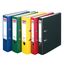 Herlitz Ordner maX.file protect A4 5cm PP-Kunststoffbezug/Papier hellgr.besch. (gelb, 5cm | 5er Pack)