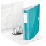 Leitz Qualitäts-Ordner 180° Active WOW, 5er Pack, A4, Breit, Abgerundeter Rücken, 8,2 cm breit, Gummibandverschluss, Leichtes Polyfoam, Plastik-Ordner, WOW Serie, Eisblau, 11060051