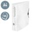 Leitz Qualitäts-Ordner 180° Active WOW, 5er Pack, A4, Breit, Abgerundeter Rücken, 8,2 cm breit, Gummibandverschluss, Leichtes Polyfoam, Plastik-Ordner, WOW Serie, Weiß, 11060001