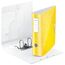 Leitz Set Qualitäts-Ordner 180° Active WOW A4, Breit, 8,2 cm, Gummibandverschluss, Gelb + Leitz Register für A4, PC-beschriftbares Deckblatt, und 12 Trennblätter, WOW Serie, 11060016 + 12440000