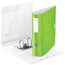 Leitz Set Qualitäts-Ordner 180° Active WOW A4, Breit, 8,2 cm, Gummibandverschluss, Grün + Leitz Register für A4, PC-beschriftbares Deckblatt, und 12 Trennblätter, WOW Serie, 11060054 + 12440000
