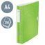 Leitz Qualitäts-Ordner 180° Active WOW, 5er Pack, A4, Schmal, Abgerundeter Rücken, 6,5 cm breit, Gummibandverschluss, Leichtes Polyfoam, Plastik-Ordner, WOW Serie, Grün, 11070054