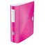 Leitz Qualitäts-Ordner 180° Active WOW, A4, Breit, Abgerundeter Rücken, 8,2 cm breit, Gummibandverschluss, Leichtes Polyfoam, Plastik-Ordner, WOW Serie, Pink, 11060023