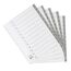5er Set XXL 12-teiliges Register/Trennblätter extra breit aus PP, DIN A4+ mit Zahlen 1-12, volldeckend mit Deckblatt aus stabilem Papier. Trenn-Blätter überbreit für die Ordner-Organisation im Büro