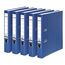 Original Falken 5er Pack PP-Color Kunststoff-Ordner. Made in Germany. 5 cm schmal DIN A4 blau Vegan Ringordner Aktenordner Briefordner Büroordner Plastikordner Schlitzordner