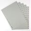 5er Set 12-teiliges Register/Trennblätter aus PP, DIN A4 mit Zahlen 1-12, volldeckend + praktischem Deckblatt aus stabilem Papier zum Beschriften. Trenn-Blätter für die Ordner-Organisation im Büro