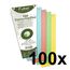 Exacompta 13595B 100er Pack Karton-Trennstreifen. Trapezform farbig sortiert. Für eine übersichtliche Anblage Ihrer Dokumente. Trennlaschen Trennblätter Ordner Register Blauer Engel