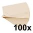 Exacompta 13475B 100er Pack Karton-Trennstreifen. 10,5 x 24 cm chamois. Für eine übersichtliche Anblage Ihrer Dokumente. Trennlaschen Trennblätter Ordner Register Blauer Engel