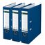 Leitz Qualitäts-Ordner 180° Plastik, 3er Pack, das Original, A4 Aktenordner 8 cm breit, 90% Recycling-Karton, 30% Pre-Consumer Recycling-Kunststoff, 180° Mechanik, 600 Blatt Kapazität, Blau, 310335035