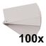 Exacompta 13485B 100er Pack Karton-Trennstreifen. 10,5 x 24 cm grau. Für eine übersichtliche Anblage Ihrer Dokumente. Trennlaschen Trennblätter Ordner Register Blauer Engel