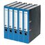 VON Leitz 5er Pack Ordner A4, 100 % Recyclingkarton, 50 mm Rückenbreite, Für 350 Blatt, Marmoriert, Blauer Engel & FSC-zertifiziert, Für Schule, Studium & Haushalt, Blau, 10541035