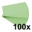 Exacompta 13345B 100er Pack Premium Karton-Trennstreifen. 10,5 x 24 cm grün. Für eine übersichtliche Anblage Ihrer Dokumente. Trennlaschen Trennblätter Ordner Register
