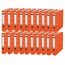 Leitz Qualitäts-Ordner 180° Plastik, 20er Pack, A4, Schmal, Orange, 5,2 cm Rückenbreite, PP-laminierter Einband, 10155045
