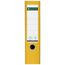 Leitz Qualitäts-Ordner 180° Plastik, 20er Pack, A4, Gelb, 8,2 cm Rückenbreite, PP-laminierter Einband, 10105015