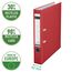 Leitz Qualitäts-Ordner 180° Plastik, 20er Pack, A4, Schmal, Rot, 5,2 cm Rückenbreite, PP-laminierter Einband, 10155025, 50mm