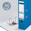 Leitz Qualitäts-Ordner 180° Plastik, das Original, A4 Aktenordner 8 cm breit, 90% Recycling-Karton, 30% Pre-Consumer Recycling-Kunststoff, Mit 180° Mechanik, 600 Blatt Kapazität, Hellblau, 10105030