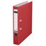 Leitz Qualitäts-Ordner 180° Plastik, das Original, DIN A4 Aktenordner 5 cm schmal, 90% Recycling-Karton, 30% Pre-Consumer Recycling-Kunststoff, Mit 180° Mechanik, 350 Blatt Kapazität, Rot, 10155025
