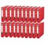 Leitz Qualitäts-Ordner 180° Plastik, 20er Pack, A4, Schmal, Rot, 5,2 cm Rückenbreite, PP-laminierter Einband, 10155025, 50mm