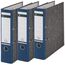 Leitz Qualitäts-Ordner, 3er-Pack, Wolkenmarmor-Papier, A4, 8 cm Rückenbreite, Blau, 310305035