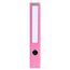 Exacompta 53555E Premium PP-Ordner Prem´Touch. 5 cm schmal DIN A4 Kunststoffbezug außen Papierbezug innen Rückenschild austauschbar Ringordner Aktenordner Briefordner Plastikordner rosa